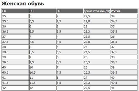 Особенности выбора обуви по российскому размеру