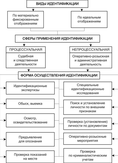 Особенности идентификации