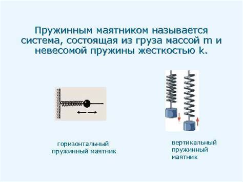 Особенности использования невесомой пружины