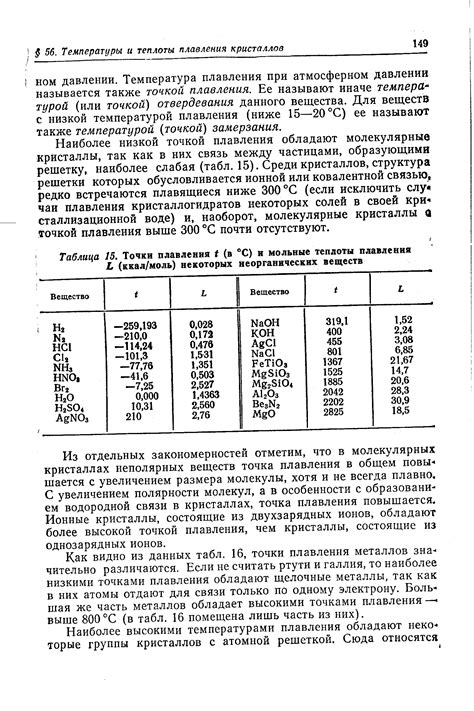 Особенности хранения веществ с низкой температурой плавления