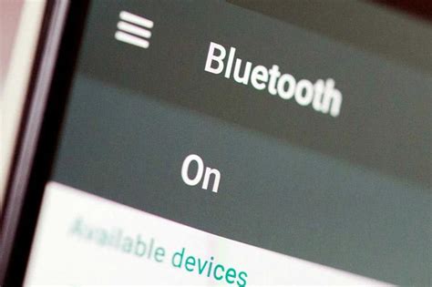 Отключен режим Bluetooth