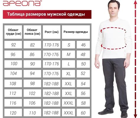 Отличия размера XXL от других размеров