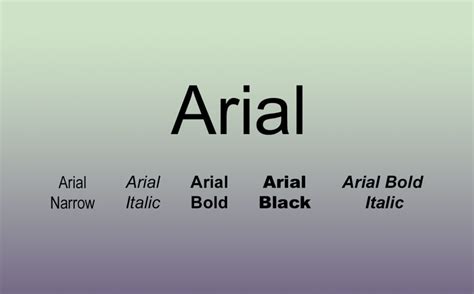 Отличия шрифта Arial от других шрифтов: основные преимущества