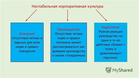 Отсутствие единых норм и правил