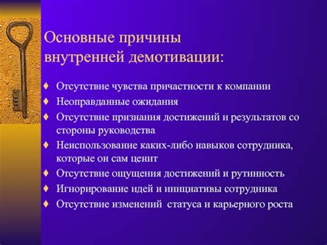 Отсутствие мотивации: отказ от достижений и его причины