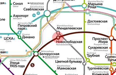 От станции метро "Новослободская" до Сеченовского университета