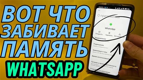 Очистка памяти WhatsApp: