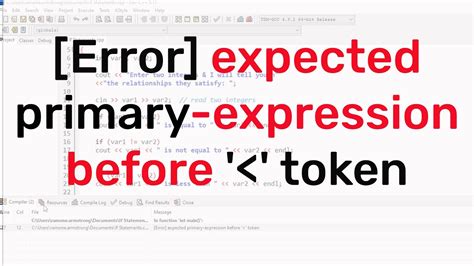 Ошибка C++: expected primary expression before token - в чем причина?