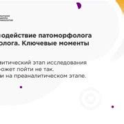 Ошибки на преаналитическом этапе