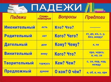 Падежи в русском языке: особенности употребления