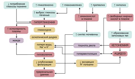 Патофизиология декомпенсации сахарного диабета