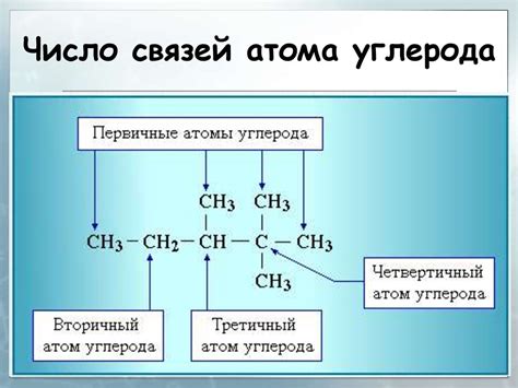 Первичный, вторичный и третичный углерод: различия