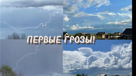 Первые признаки грозы