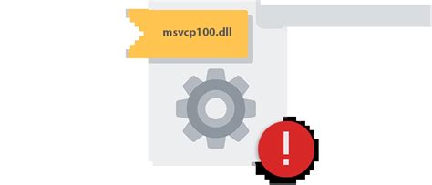 Первые шаги при возникновении ошибки с файлом msvcp100.dll