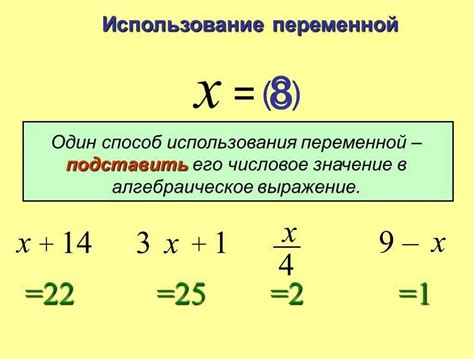 Переменная и ее значение