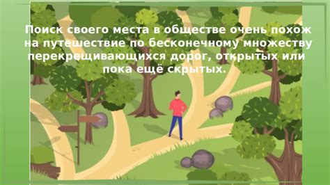 Поиск своего места в обществе и реализация потенциала