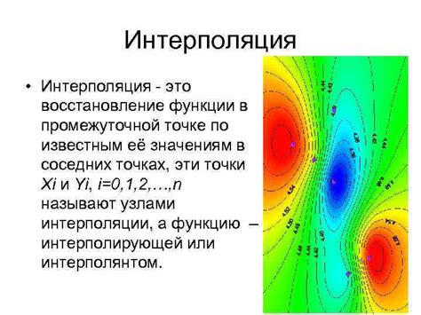 Положение в промежуточной точке