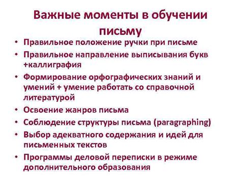 Положение о письме: основные моменты