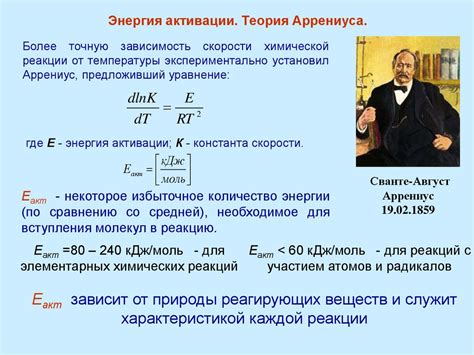 Понятие слабой реакции активации