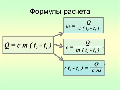 Понятие удельной теплоемкости