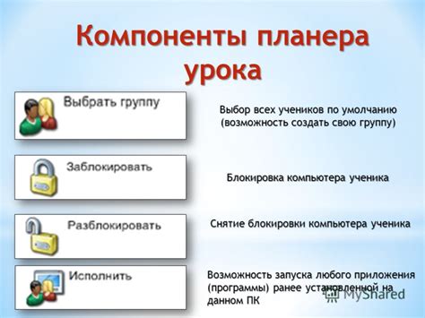 Понятие установленной блокировки