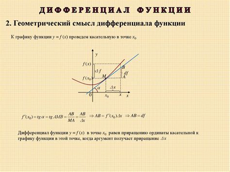 Понятие функции в математике