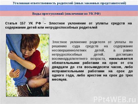 Последствия вынуждения ребенка