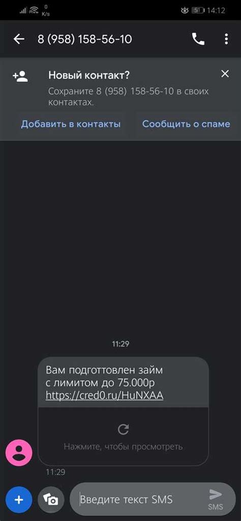 Почему может прийти SMS о одобрении заявки на сумму?