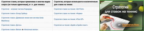 Правила 1.5 Форы по сетам