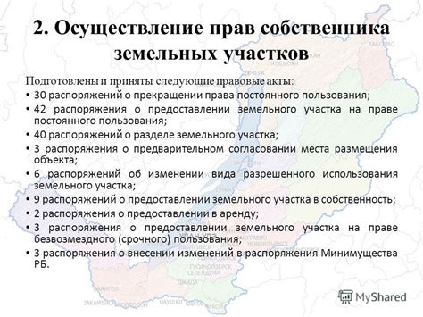 Правовые и финансовые аспекты постоянного пользования земельного участка