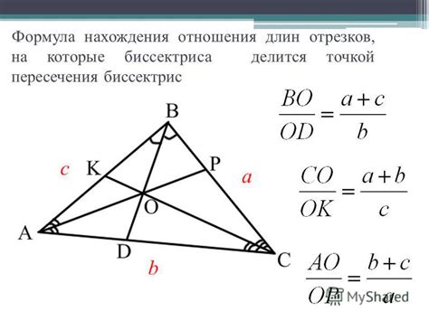 Практическое применение отношения длин отрезков