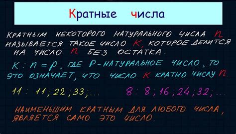 Практическое применение понятия кратности чисел