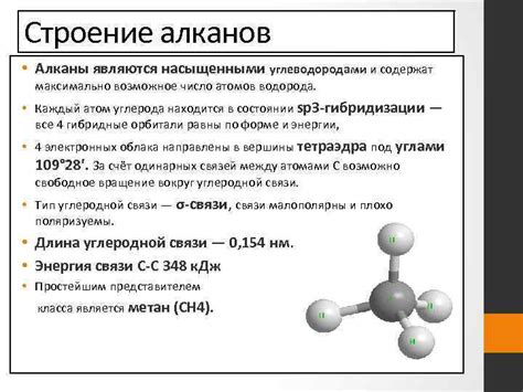 Предельные алканы: определение и свойства