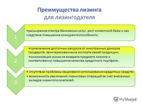 Преимущества лизинга в сравнении с покупкой