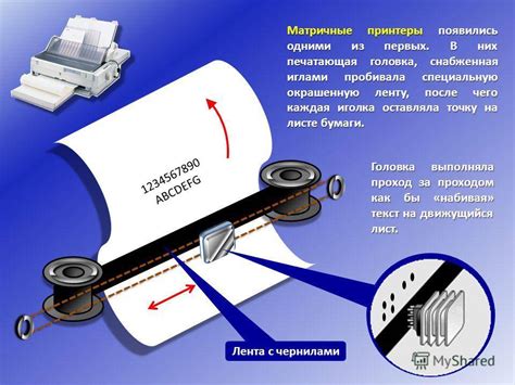 Преимущества матричного принтера