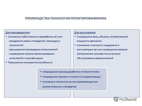 Преимущества новых стандартов