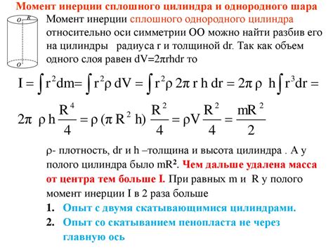 Преимущества сплошного цилиндра