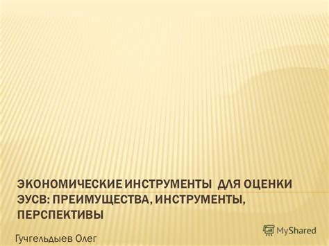 Преимущества экономической оценки продукта