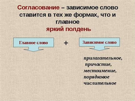 Признаки словосочетания