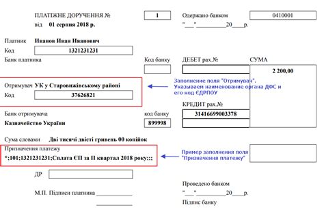 Призначення платежу: определение и примеры