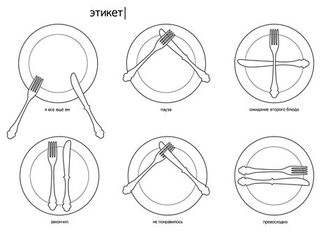Применение и важность крест-накрест у столовых приборов