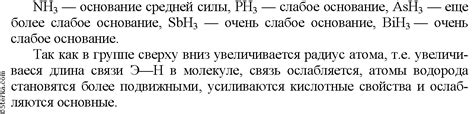 Применение летучих водородных соединений в промышленности