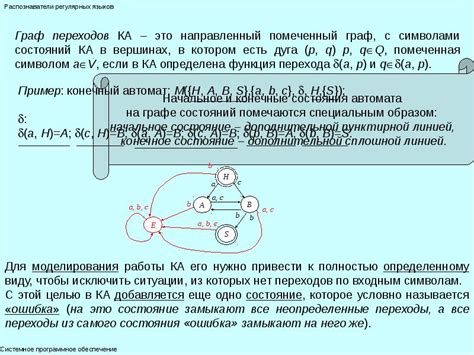 Применение регулярных языков