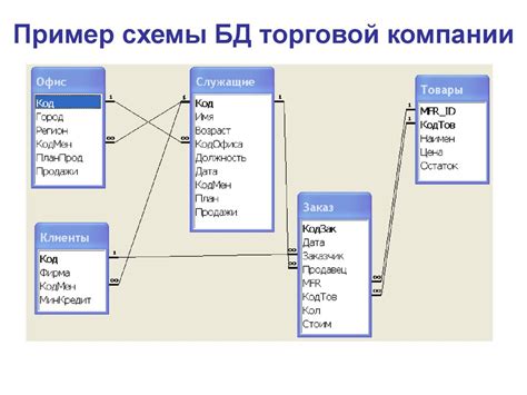 Примеры баз данных компьютера