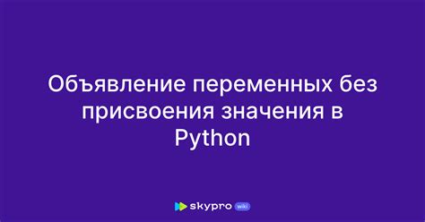 Примеры использования переменных без значения в разных языках программирования