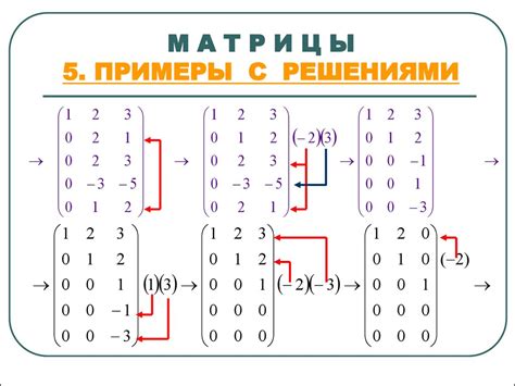 Примеры использования совместимых матриц