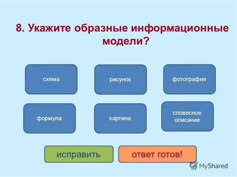 Примеры образных ответов