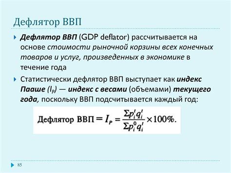 Примеры процента ВВП