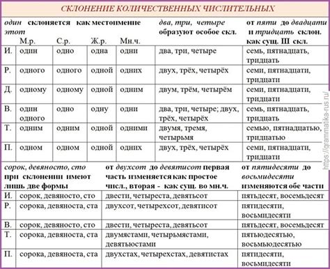 Примеры сложных числительных