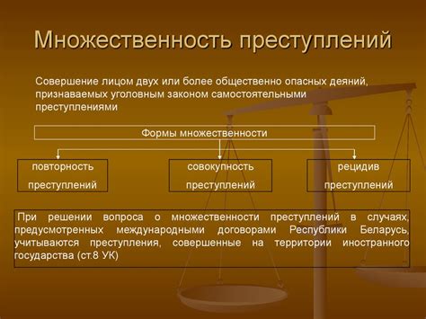 Примеры содеянных преступлений